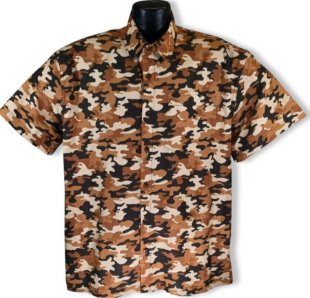 Camouflage Hawaiian Shirt